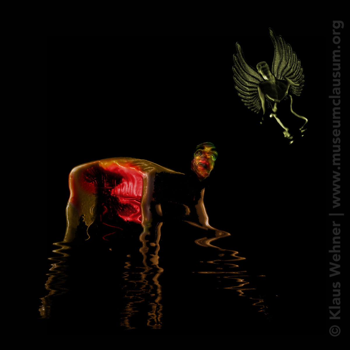 Digital photomontage: Self Adjustment #02