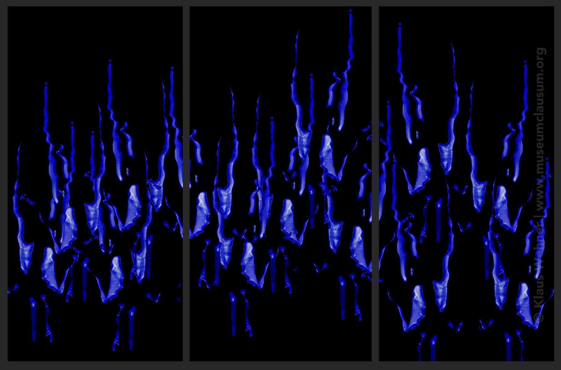 Digital photomontage: Blue Purgatory