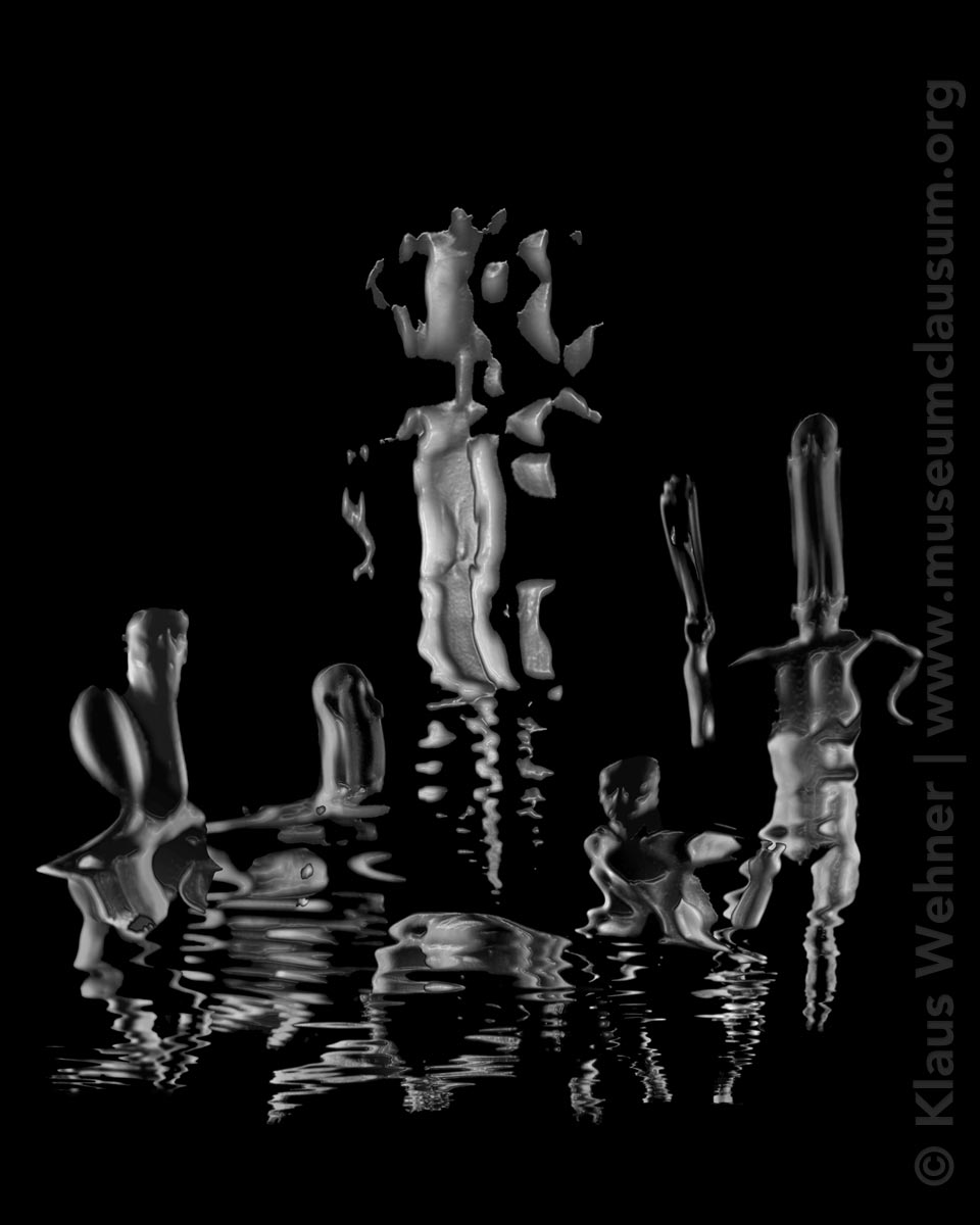 Digital photomontage: Crucifixion