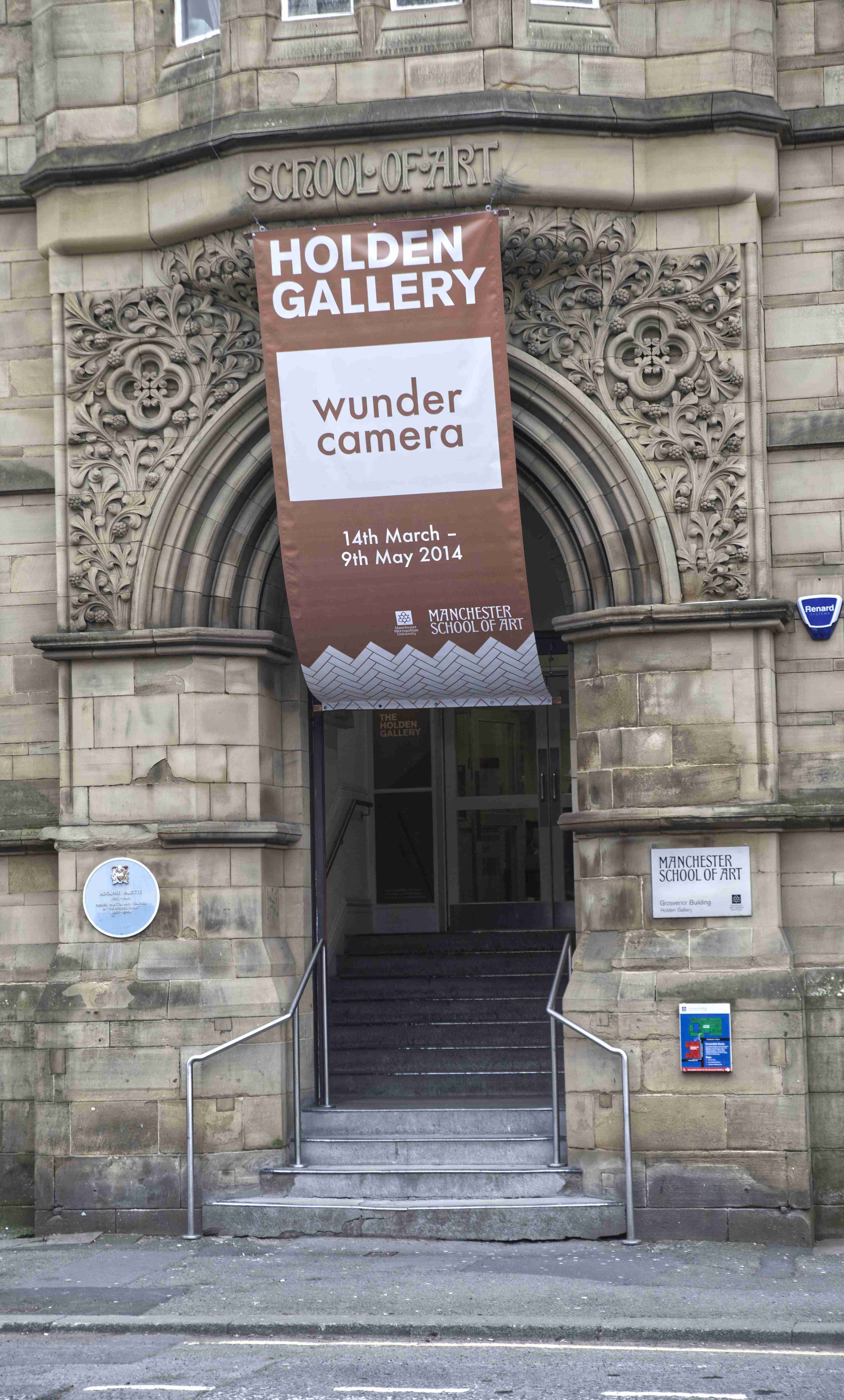 Installation view of 'Wundercamera Holden Gallery' in 2014.