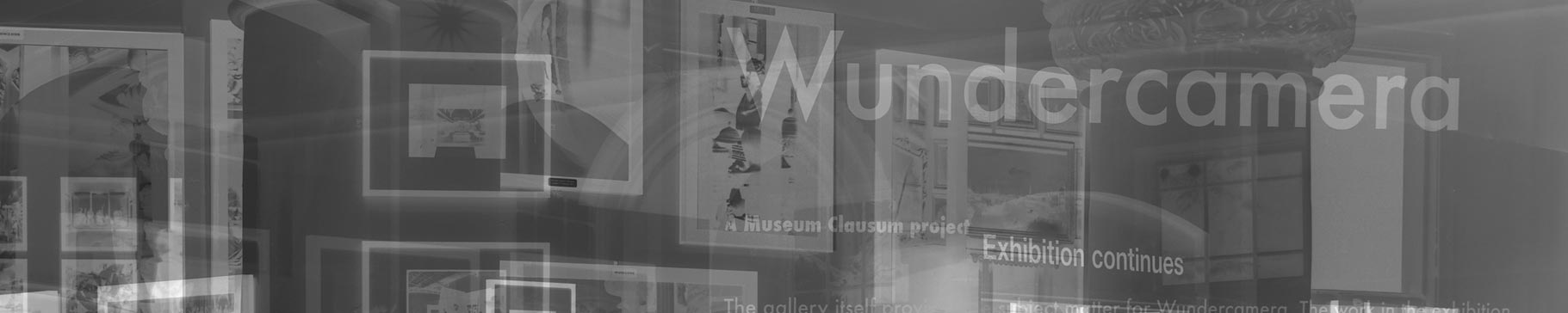 layered negative image of WUndercamera exhibitions